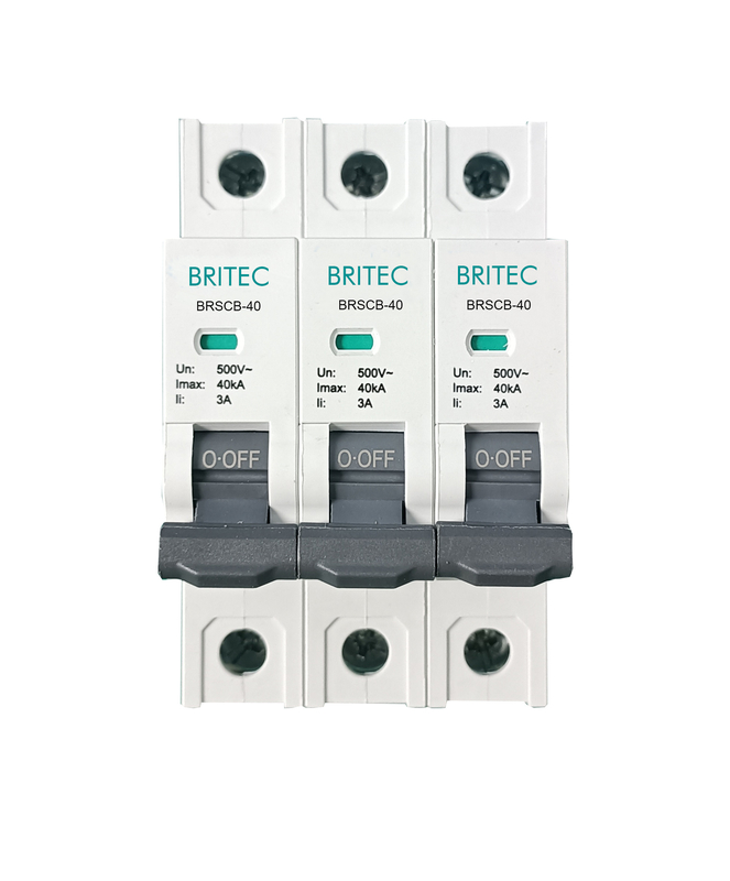 BRSCB-40 3P OEM ODM  SPD Surge Protection Device Back Protector Spd Backup Protector