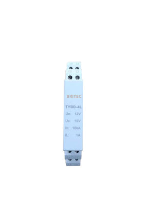 BRBD-4L-12 12V Rated Voltage Data Surge Protector with DIN Rail Mounting and 20kA Discharge Current