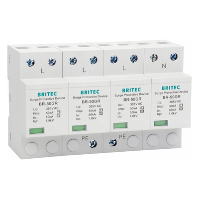 BRITEC 50GR Ac Lighting Surge Protection Device Spd surge protector 50ka Lightning Arrestor