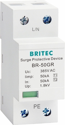 BRITEC 50GR Ac Lighting Surge Protection Device Spd surge protector 50ka Lightning Arrestor