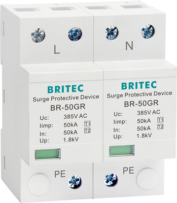 BRITEC 50GR Ac Lighting Surge Protection Device Spd surge protector 50ka Lightning Arrestor