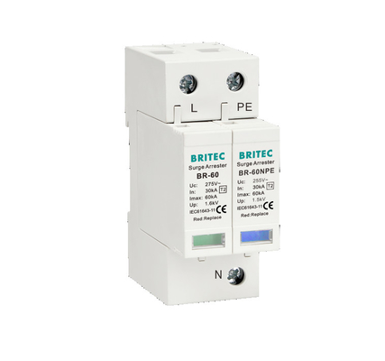 BR-60 4P Surge Protective Device Arrestor Lightning AC Spd