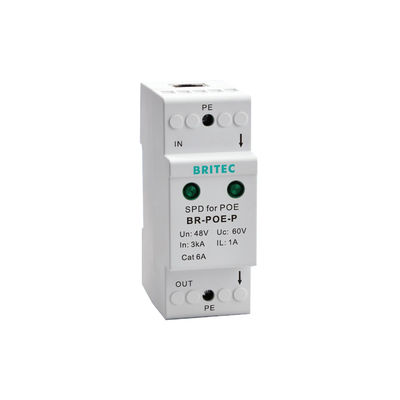 48V Data Surge Protector with 2.5kA Nominal Discharge Current and Polyamide PA 6.6 Enclosure
