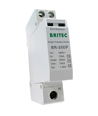 BR385-20DP 2P 20kA Type 3 Surge Protection Device Lightning Arrester Spd Single Phase