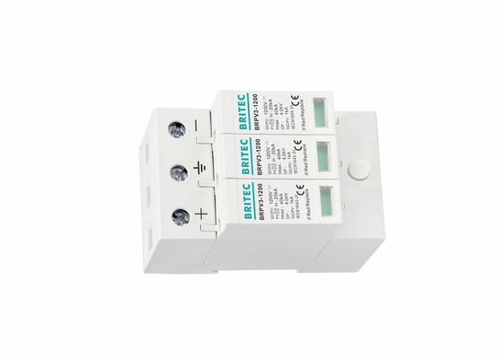 Mini Pv Dc Surge Protection Device 3p Solar Spd 1200v Dc Surge Arrestor