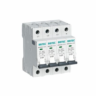 BRSCB-I-25 4P OEM/ODM SPD Backup Protector scb surge protection