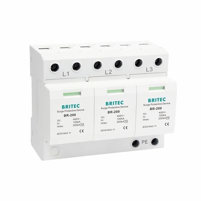 BR-200 3P BRITEC Type 2 Surge Protector Device TUV type 2 surge protection device