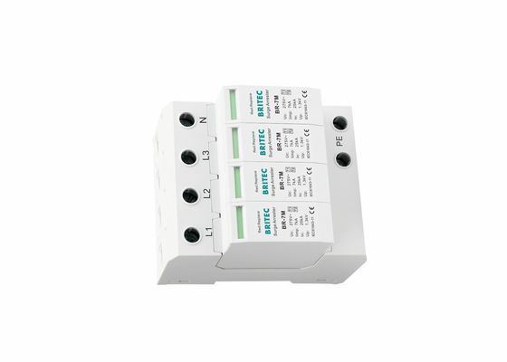 7ka T1+T2 Surge Protective Device Lightning Arrester 4P Surge Protection Device
