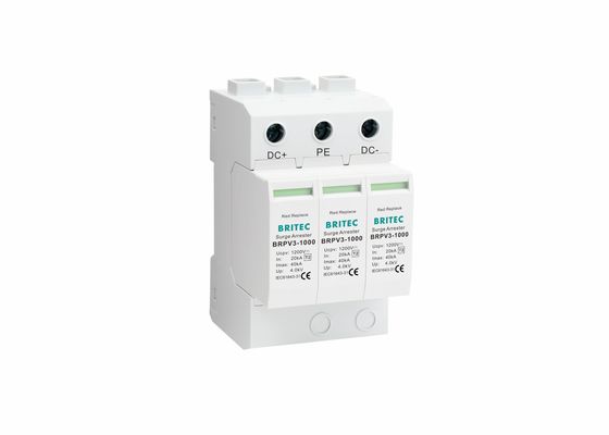 40KA Maximum Discharge Current 1000V DC Rated Voltage Type 2 Surge Protection Device SPD Surge Arrester