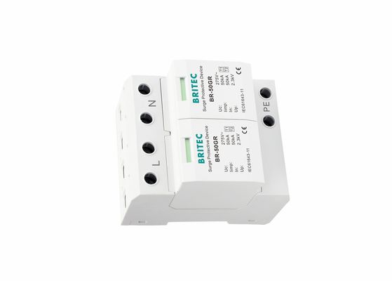AC System 2P 50KA T1 Lightning Protector Surge Protection Devices