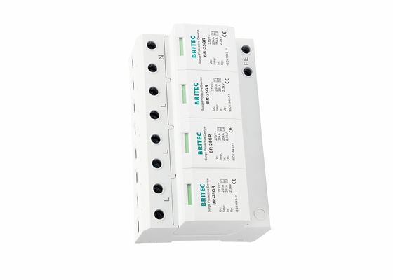SPD Class I Imax 100kA Iimp 25kA Voltage Protection Surge Protector