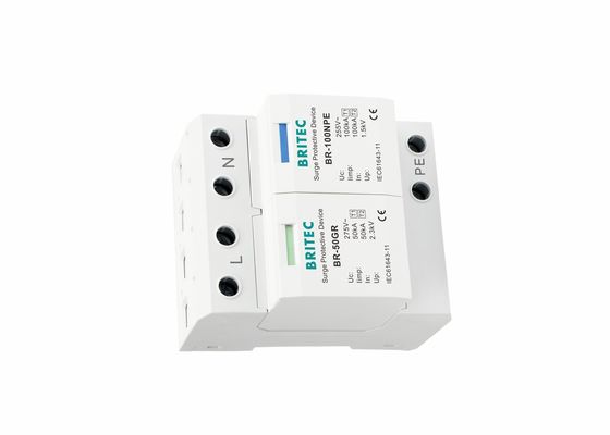 Anti Lightning Type 1 1P+NPE IP20 IEC61643-11 Surge Protection Device