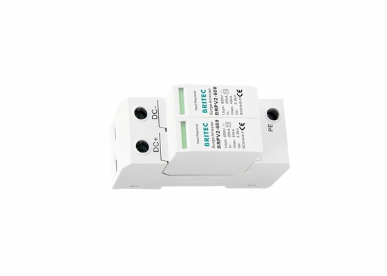 Class II PV SPD 600V Plastic Double Pole DC Lightning Arrestor
