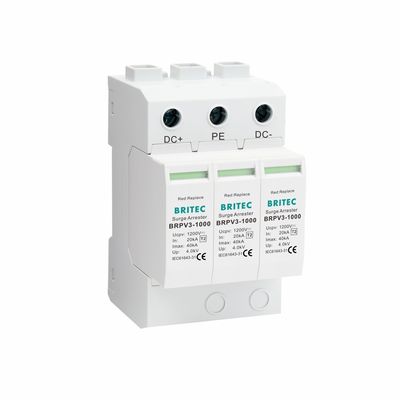 40kA Discharge Current Plug-in Modular DC Surge Protection Device with 5.2kV Voltage Protection