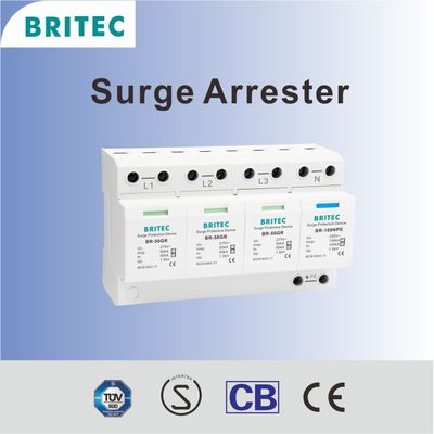 BR-50GR 3+1 Surge Protective Device spd surge protector ac type 1  thunder protector
