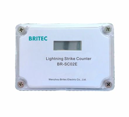 BR-SC02E Lightning Counter Surge Arrester Lightning Surge Counter device digital lightning strike counter Surge current counter