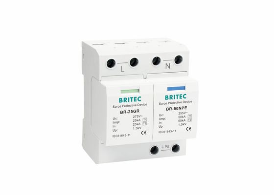 25kA Single Phase Type 1 Surge Protection Device BR-25GR 1P+N