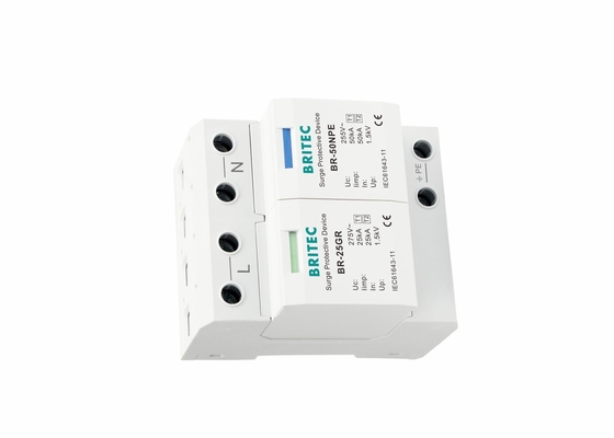 Safety Type 1 Surge Protection Device Ac Surge Protector 25kA