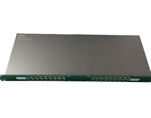 BRRJ45H-16R Signal Telecommunication Surge Arrester 1000M rack mount ethernet surge protection