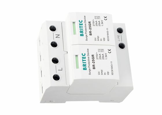 25kA single Phase IP20 Type 1 Surge Protection Device Surge Protector