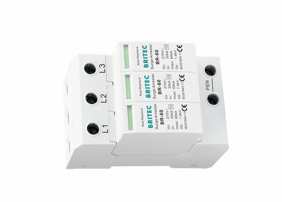 Low Voltage 1.5kV 3P 60ka Mov Type 2 Surge Protection Device Surge Protector