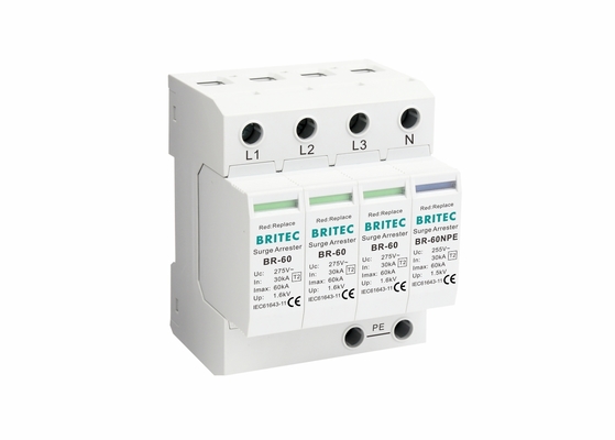 IEC61643-1 SPD Low Voltage Type 2 Surge Protection Device Vibration Proof