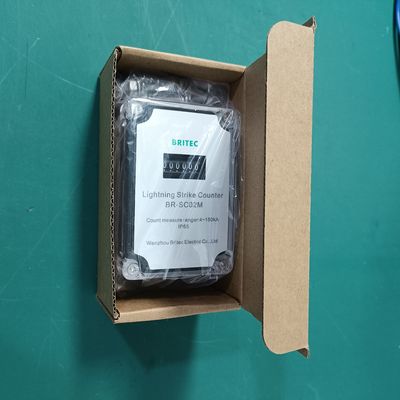 BR-SC02M Count Surge Strikes Lightning Strike Counter  0~999,999 events lighting strike counter device for lightning protection