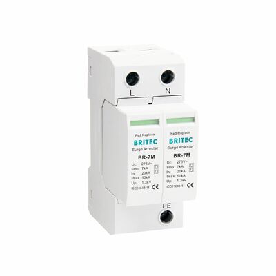 IEC 61643-11 7KA Lightning Arrester  SPD Ac Surge Protection Device