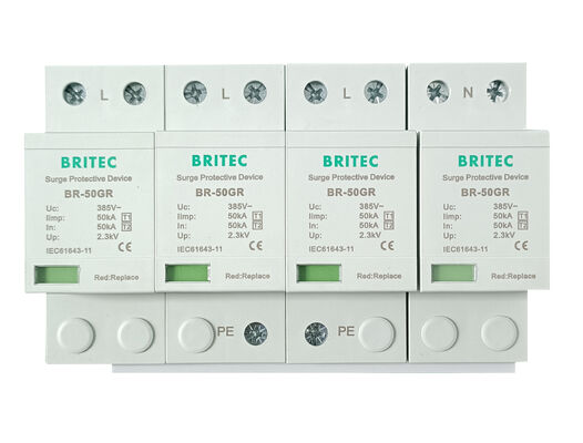 BR-50GR 1+1 Low Voltage Surge Protective Device Earthing surge protection Power Surge ProtectionIndustrial Electrical Systems spark aresster