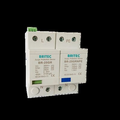 BR-50GR 1+1 Low Voltage Surge Protective Device Earthing surge protection Power Surge ProtectionIndustrial Electrical Systems spark aresster