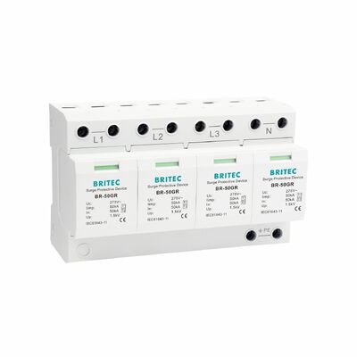 BR-50GR 440 3+1 440V Surge Protective Device Type 1 2 Protection Electrical Surge Protection Solutions three phase surge protection device type 1 spd