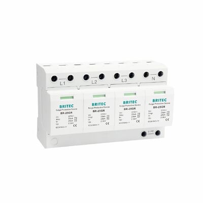 Type 1 Class B SPD Surge Protector 25KA 4P for Industrial and Commercial Electrical Systems
