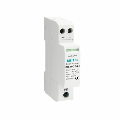 BR-40DP 24 DC Surge Protection Device with 40KA Surge Handling IP20 Protection and 600V Voltage Rating