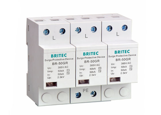50 Ka Surge Protection Devices 3 Phase BR-50GR Below Zero 40℃-80℃ Range