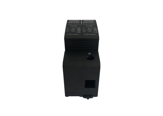 Type 2 Pluggable 2P Modular Surge Arrestor 320V 40KA Surge Protection Device