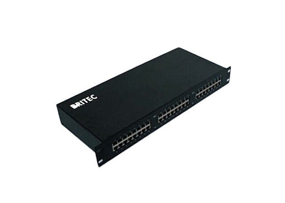 24 Port Rj45 Surge Protector , Network Lightning Protection Device With POE Support