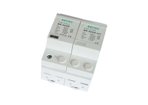 SPD Power Surge Protection Device 385v Lightning Surge Protectors 1p + NPE