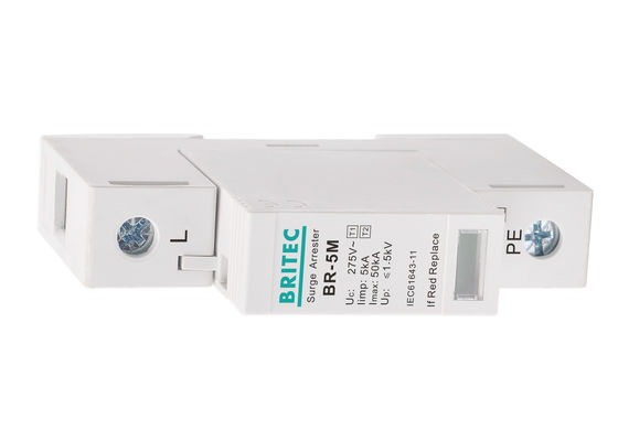 275V AC 5kA Iimp T1+T2 Surge Protector and Surge Arrester for Low Voltage Systems