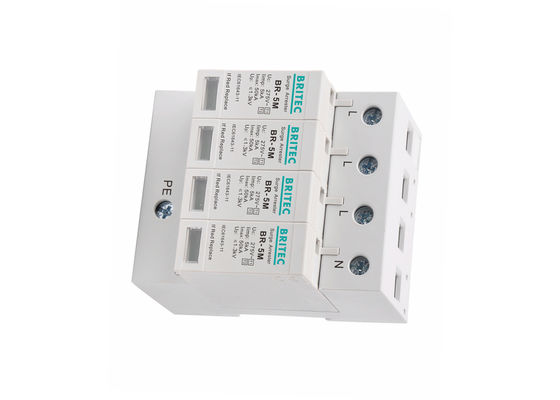 Module Design IEC Standard BR-5M 4p 5kA Low Voltage Surge Protector