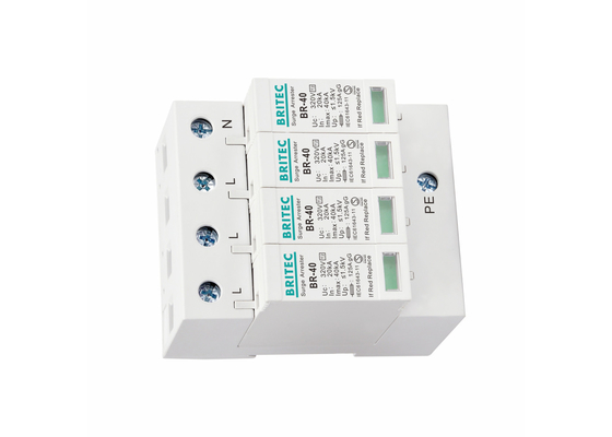 4 Poles Power Surge Protection Device AC Surge Protector 385V