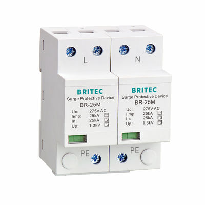 BR-12.5M 3P class I 3p 12.5kA Type 1 3 phase Surge Arrester surge suppressor SPD