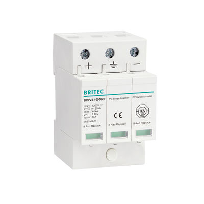 BRPV2-600 600V DC Surge Protection Device Remote Signaling pv lightning arrester solar spd dc600v pv surge arrester