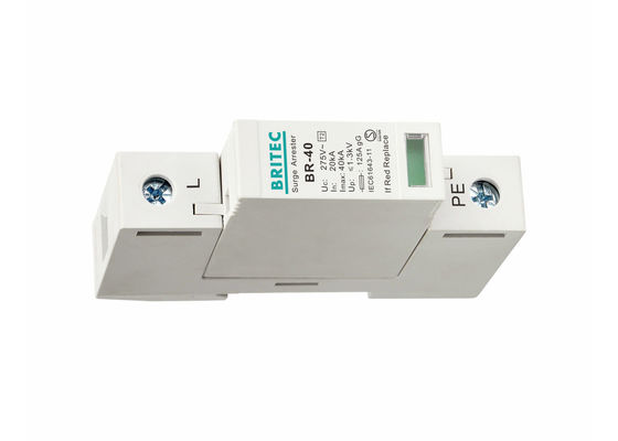 40kA Din Rail Mounting Surge Protection Device IEC61643 Standard Lightning Protector