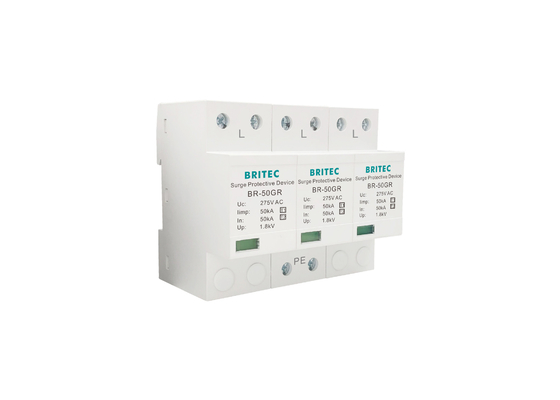 50 Ka Surge Protection Devices 3 Phase BR-50GR Below Zero 40℃-80℃ Range