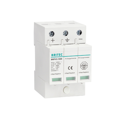 BRPV3-1000 40KA DC SPD Surge Protection Device Solar Photovoltaic Lightning Arrester surge protection t1 t2 dc