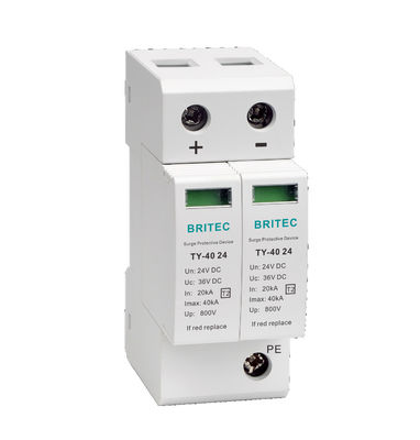 TY-40 24 24v solar Surge Protection Device Dc Spd Type 2 Type 2 Surge Supressor surge protection dc SPD  Dc Surge Protective Device