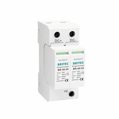 BR-40 24 Type 2 PV Surge Arrester 36V Protection and 5-Year Warranty  Solar Systems type 2 dc spd