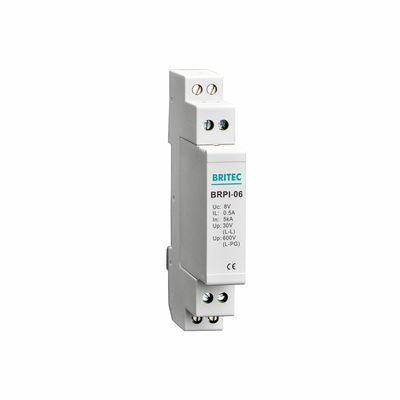 BRPI-2L Data Surge Protector with 5kA Protection Plug-in Design and 10Mbps Bandwidth Signal Line SPD