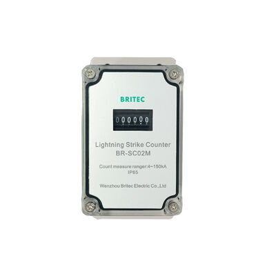 BR-SC02M Lightning Strike Counter  Lightning Protection mechanical Lightning Strike Digital Surge Counter  Surge current counter
