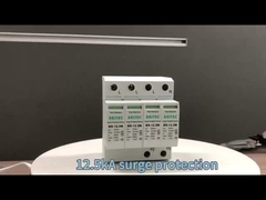 BR-12.5M 4P  Class 1 Type Surge Protective Device  thunder arrester Lightning Surge Protection